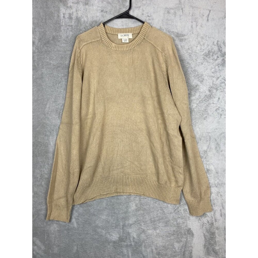 J.Crew Mens XXL Beige Long Sleeve Sweater